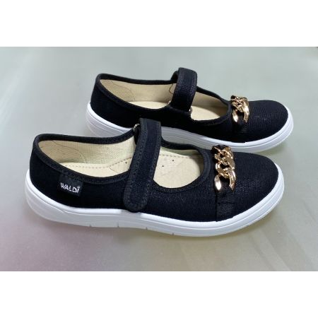 Туфлі капці текстильні чорні 320-871