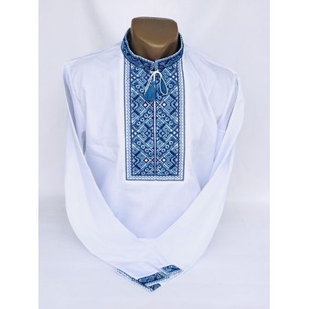 Сорочка Вишиванка синя 001
