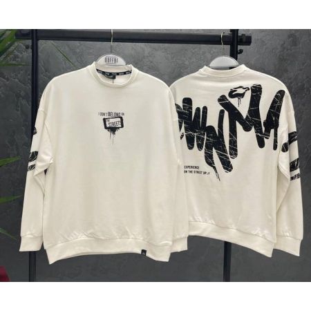 Худі біле 5622