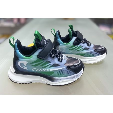 Кросівки чорно-зелені LB961/LC960