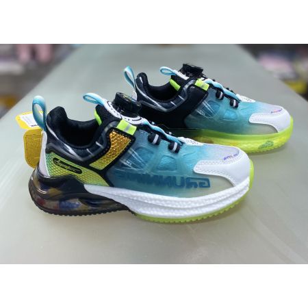 Кроссовки аквамарин LC932 white-black