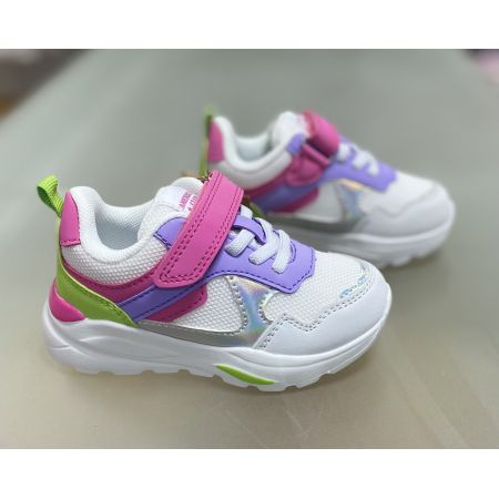 Кроссовки белые малина 73/22