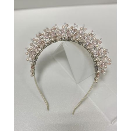 Обруч рожевий Корона 102