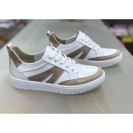 Кросівки КП110 біло-бежеві