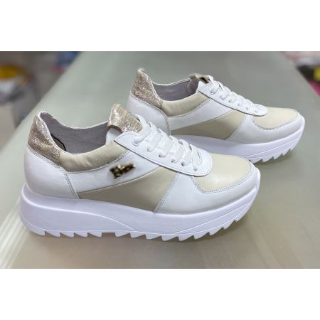 Кроссовки 331 бело бежевые