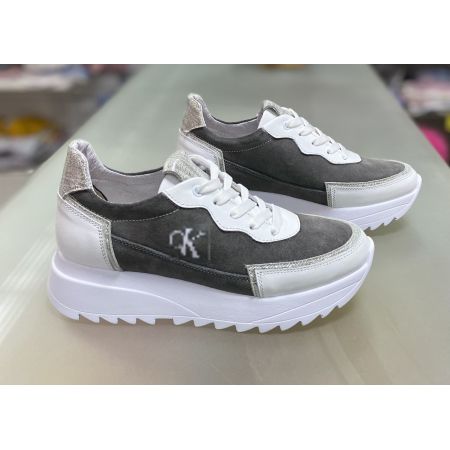 Кроссовки 333 бело серые