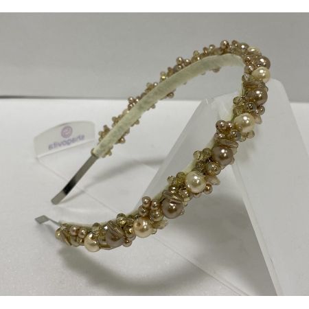 Обруч ручної роботи 115 золото