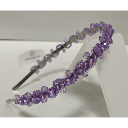 Обруч ручної роботи 116 лаванда