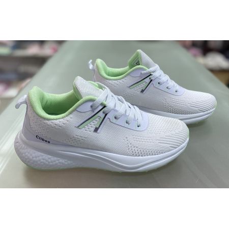 Кроссовки белые мята AB142