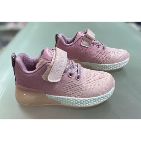 Кроссовки розовые E-155
