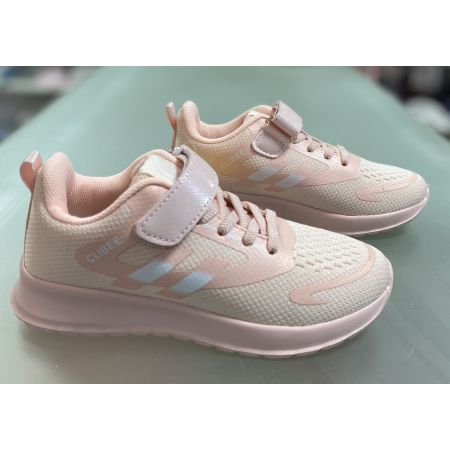 Кроссовки розовые сетка EC253