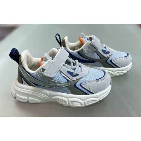 Кросівки сіро-блакитні Q718/Q719