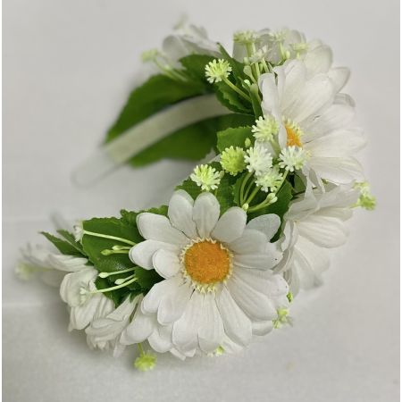 Обруч ручной работы Ромашка 1