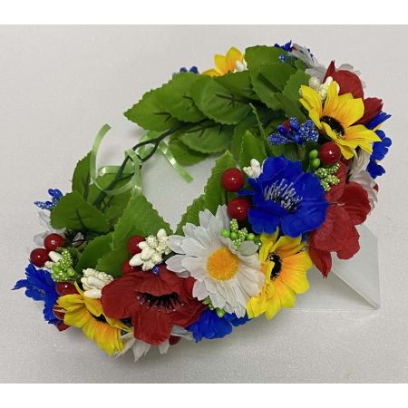 Венок ручной работы украинский большой 019