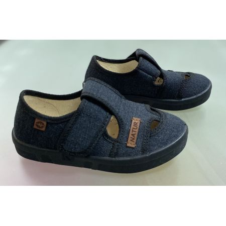 Тапочки текстильні 387-0-2 чорні