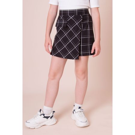 School skirt-shorts 5162-01/5163 black