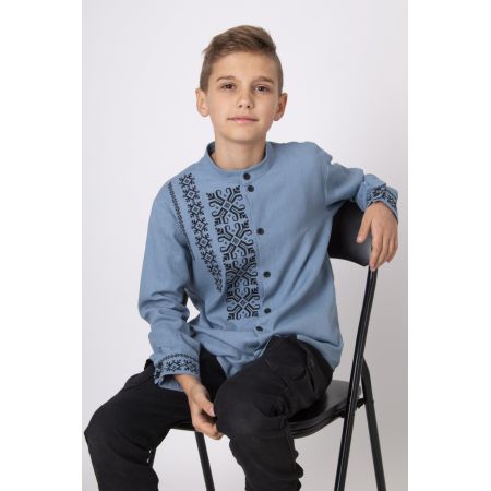 Сорочка вишиванка 4767 джинс