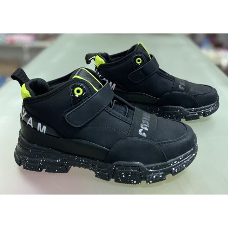 Черевики-кросовки MQ55-2 чорно зелені