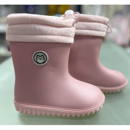 Сапоги резиновые J388 розовые