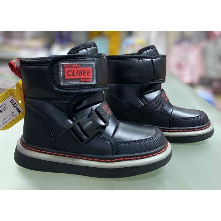 Зимові черевики HB526 чорні з червоним