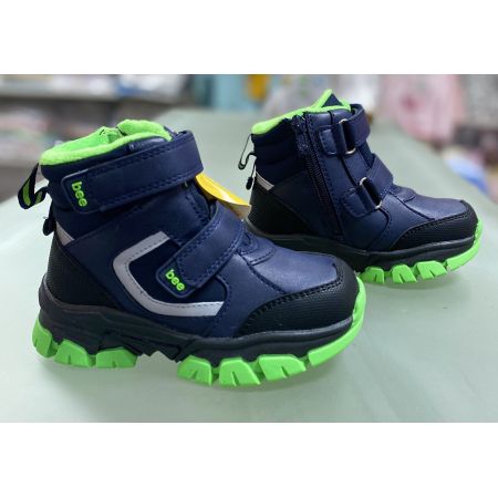 Черевики зимові HA503 сині із зеленим
