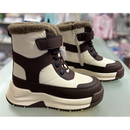 Ботинки зимние 11340 coffee