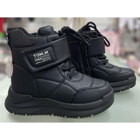 Ботинки зимние черные 11341