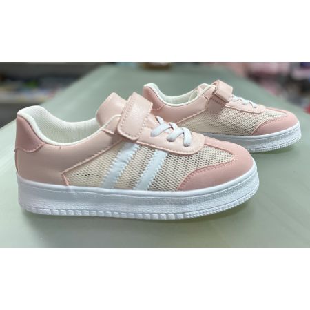Кроссовки розовые R1416P самба
