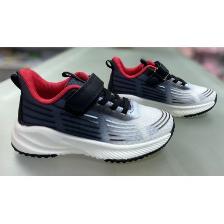 Кросівки G689 чорно червоні