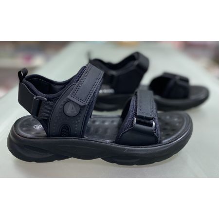 Босоніжки 2210-1 чорно сірі