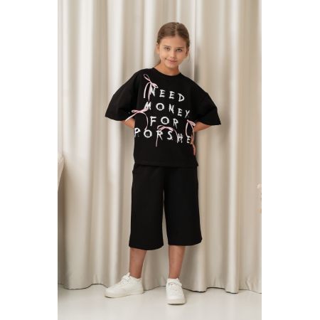 Комплект бант чорний