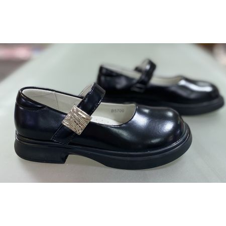 Туфли школьные черные B5700P