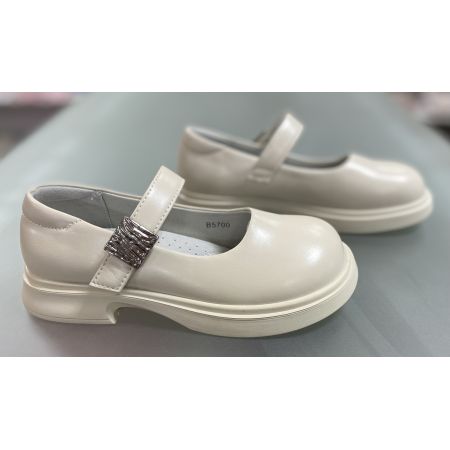 Туфли школьные айвори B5700P