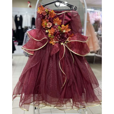 Карнавальний костюм Осінь бордо 2