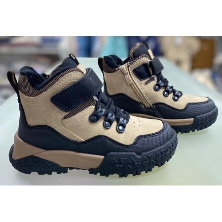 Ботинки зимние HB591-3 хаки/черн