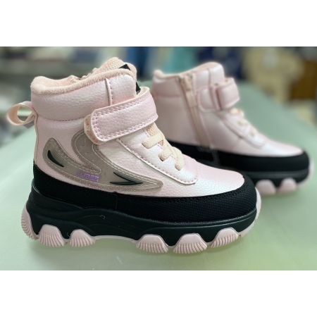 Черевики зимові HB355 чорний/рожевий