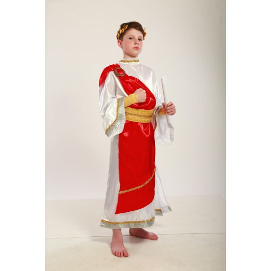 Carnival costume for a boy Emperor, Julius Caesar, Roman King